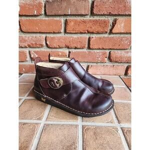Alegria Boots Womens Caiti Tawny Ankle CAT-644 Brown Leather 41 / 10.5 US